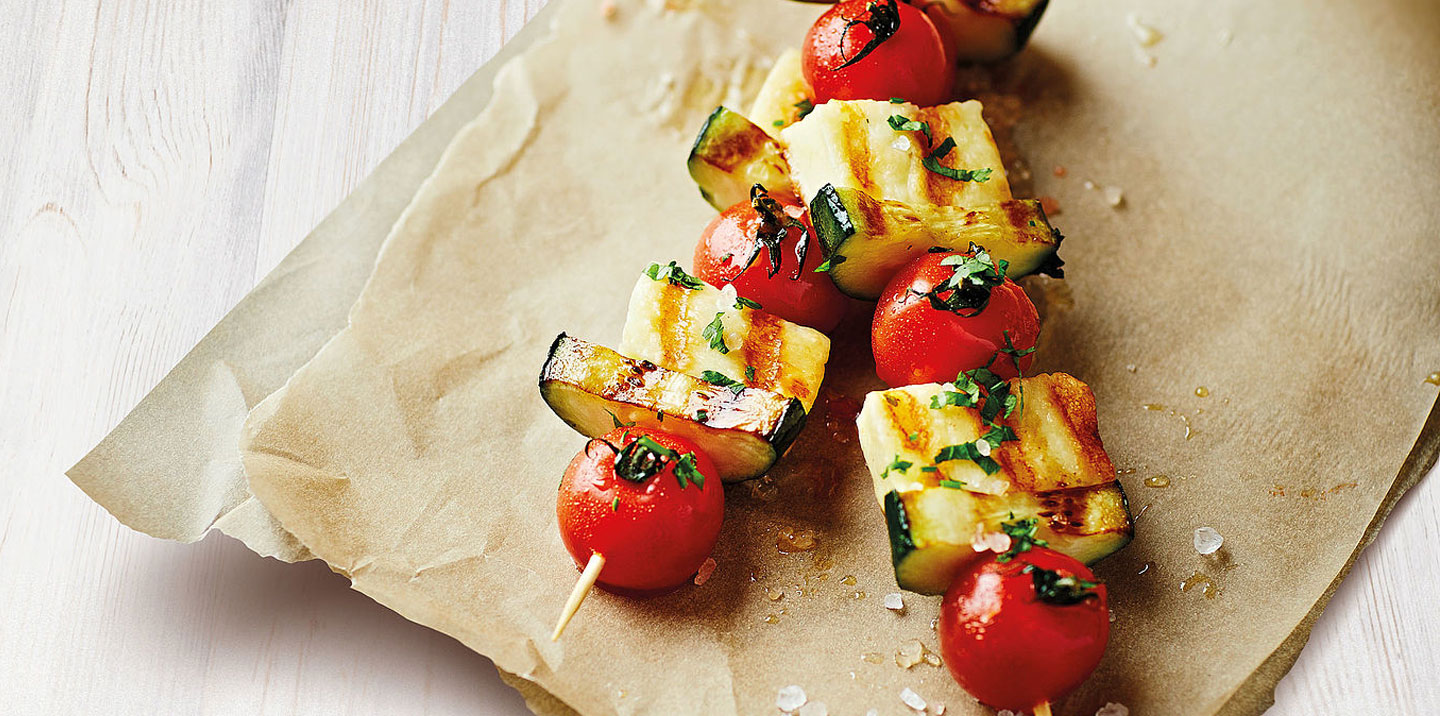 Grilled Vegetable Skewers with Chavroux Goat’s Cheese | The Cheese Lover