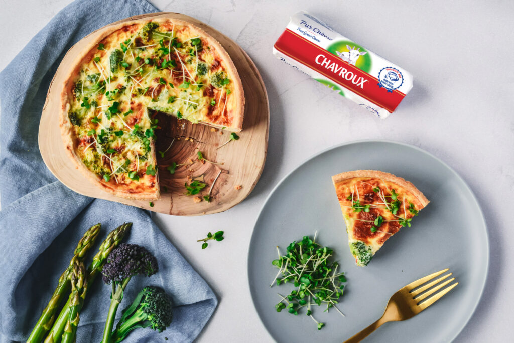 CHAVROUX GOAT’S CHEESE AND VEGETABLE TART | The Cheese Lover