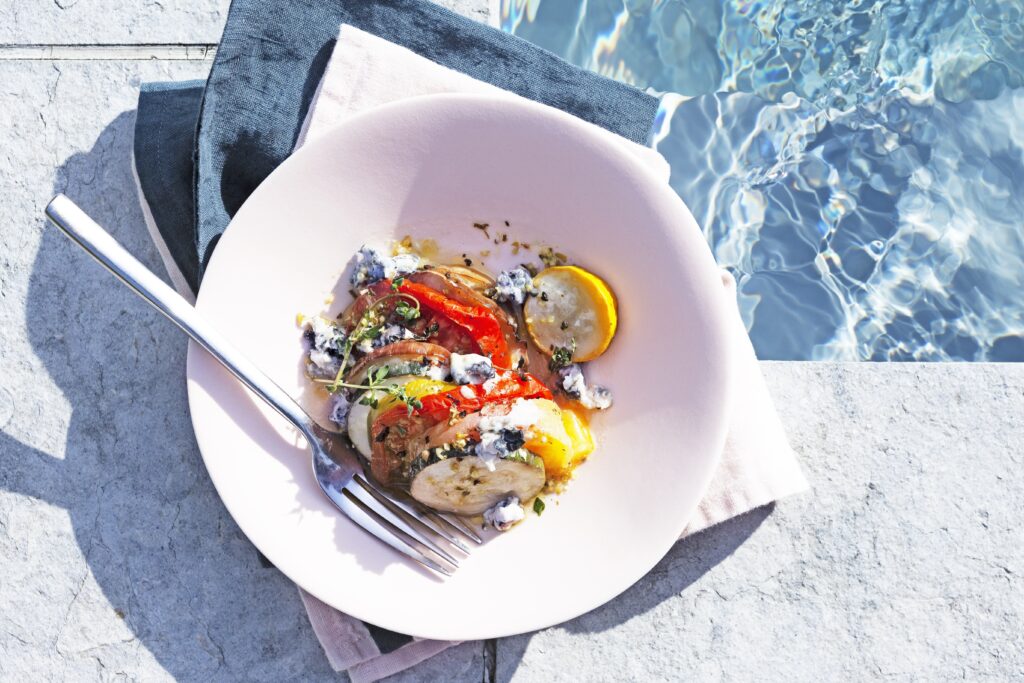 SAINT AGUR® AND VEGETABLE TIAN | The Cheese Lover